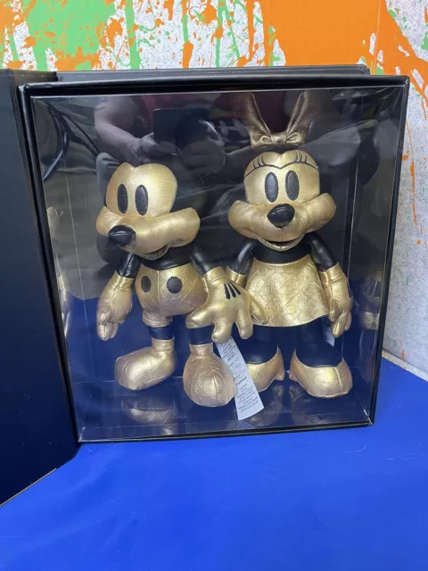 Walt Disney World 50th Anniversary Mickey & Minnie Mouse Plush Limited Edition