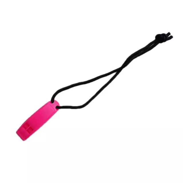 Safety Whistle & Lanyard for Scuba Diving Boating Hiking Outdoor Sports Pink