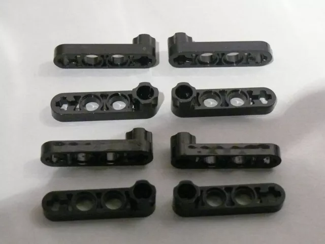 Lego 8 bras techniques noirs set 8653 6584 7879 6211 / 8 black liftarm