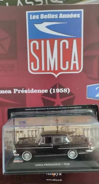 Simca Presidence 1958 1/43 Les Belles Années Simca Altaya
