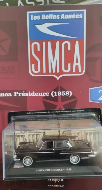 Simca Presidence 1958 1/43 Les Belles Années Simca Altaya