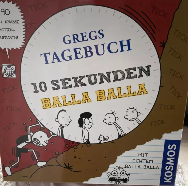 Kosmos Gregs Tagebuch 10 Sekunden Balla Balla - ab 8 Jahren - 2 bis 6 Spieler