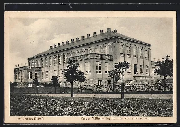 Mülheim /Ruhr, Kaiser Wilhelm-Institut für Kohlenforschung, Ansichtskarte 1915