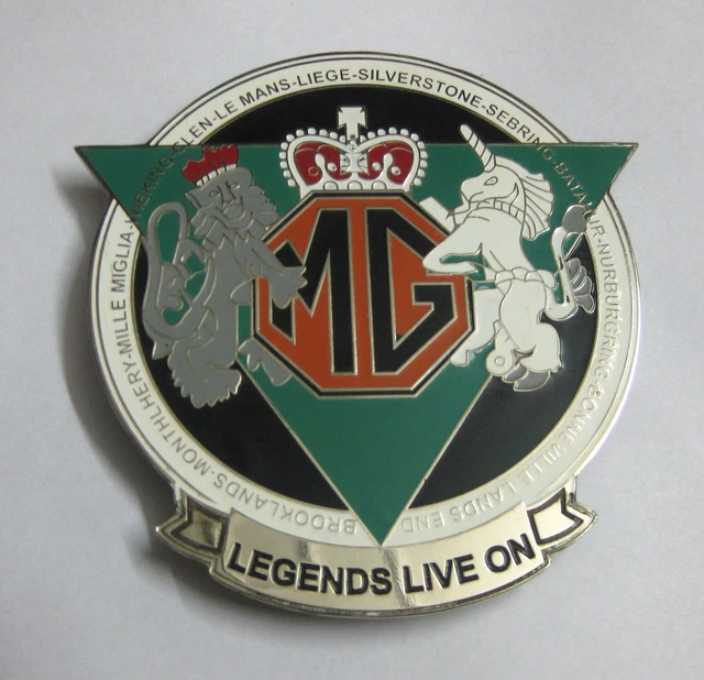 CAR BADGE AMERICAN MGB Association Car Grill Badge Emblem Logos Metal 