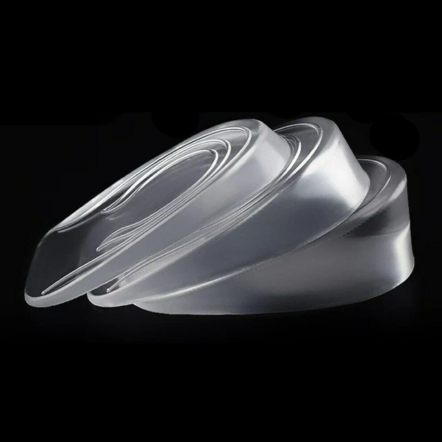 Plantillas de inserto de cojín de gel talón de silicona Plantillas invisibles soportes transparentes