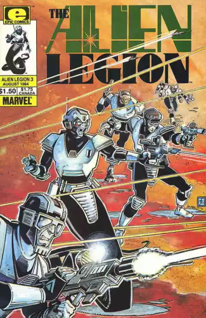 Alien Legion, The #3 Marvel Epic Comics August Aug 1984 (FNVF)