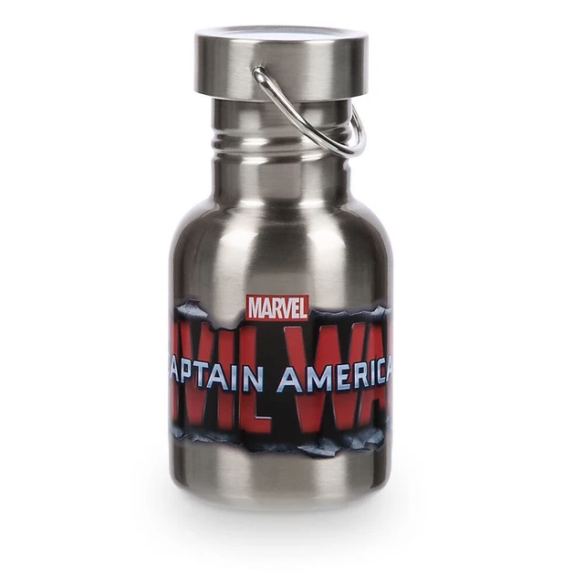 [DISNEY STORE] CAPTAIN America Civil War Stainless Steel Canteen Water