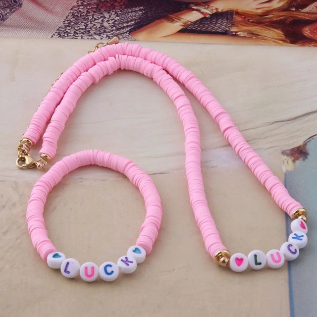 Digital Letter Bracelet - Women Number Handmade Child Bracelet Custom Disc Beads