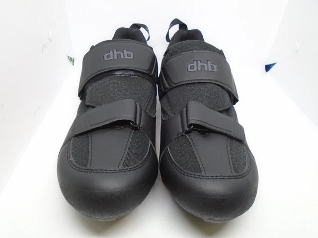 dhb Trinity Tri Men's Shoe EU Size 44 BLACK ! 2