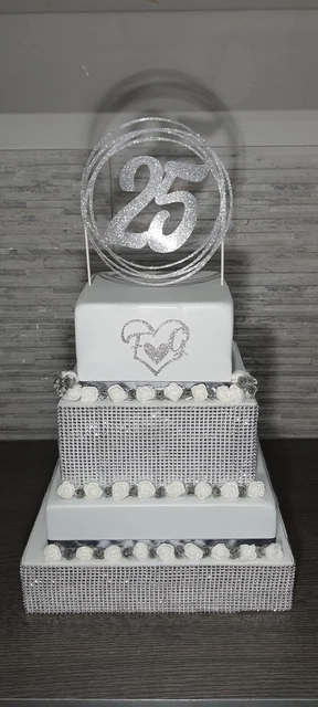 Decorazione per torta nuziale come desiderate, adatta per San Valentino, matrimonio, addio al nubilato, confessione, fidanzamento, anniversario, decorazione per torta nera