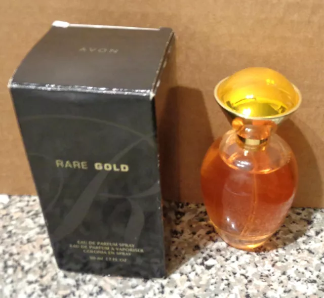 Avon Original Rare Gold Women's Perfume Eau De Parfum Spray 1.7 oz NIB