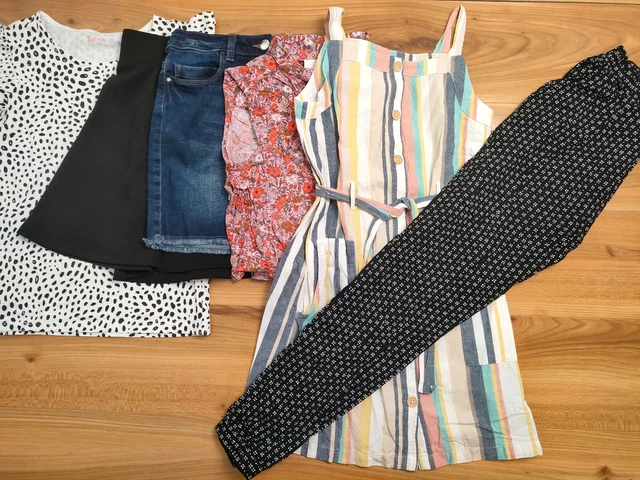 {F829} girls 9-10 years summer dress top skirt bundle NEXT TU New Look