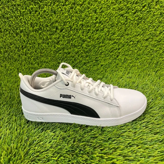 Puma Smash V2 Womens Size 9 White Black Athletic Casual Shoes Sneakers 365208-01