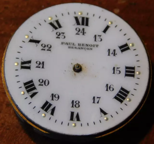vintage ancien MECANISME PAUL BENOIT besancon MONTRE de poche old watch UHR