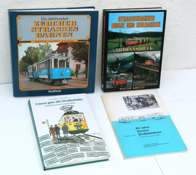 Tranvías libros especializados 4 ud. tranvías tranvías autobuses y teleféricos, etc.