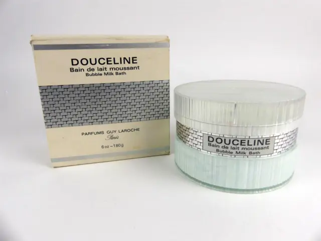 Vintage Douceline Bain de Lait Moussant Bubble Milk Bath Parfum guy Laroche 180g