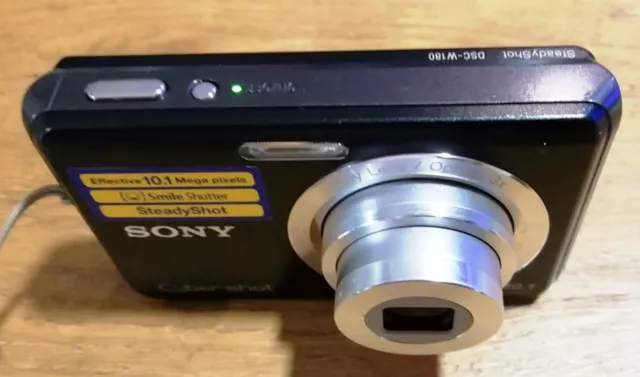 Appareil photo numérique vintage Sony Cyber-Shot DSC-W180, 10,1Mp - Japon 2009