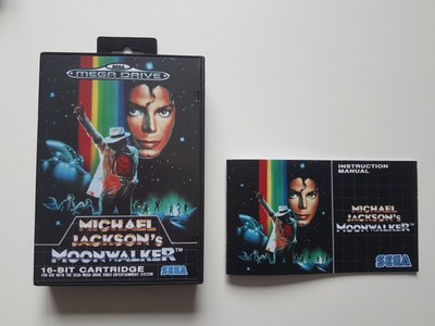 SEGA MEGADRIVE MICHAEL Jackson's Moonwalker PAL Complete Game