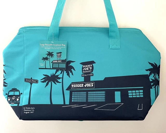 NWT TRADER JOE’S Large 8 Gallon Reusable Insulated Shopping Cooler Bag