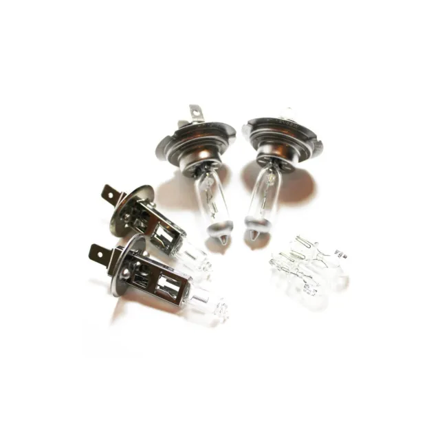 H1 H7 501 55w Clear Xenon HID High/Low/Side Light Beam Headlight Bulbs Kit
