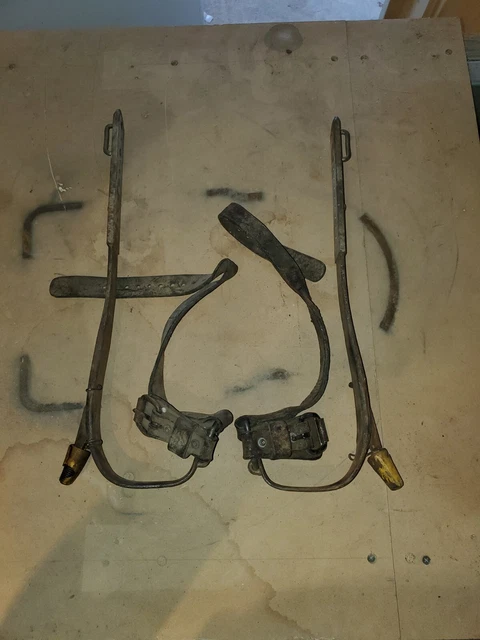 Buckingham Bell System Pole Tree Climbers Equipment Climbing Spike Gaff PAIR VTG
