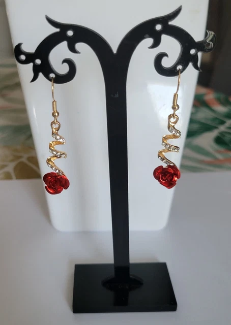 Boucles d'oreilles poupee lol strass rose - Montres & Bijoux