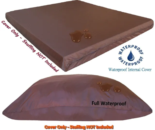Internal Duvet Case Waterproof Zipper Dog Bed Cover for Small Medium Large Pets