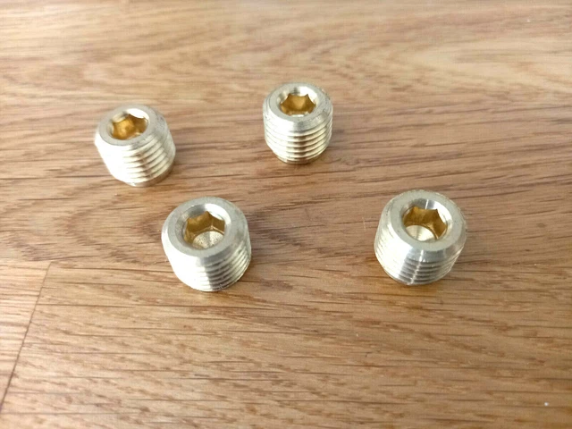 CLASSIC MINI COOPER S Rover Brass Engine Block Oil Bungs Mpi 1275 ...