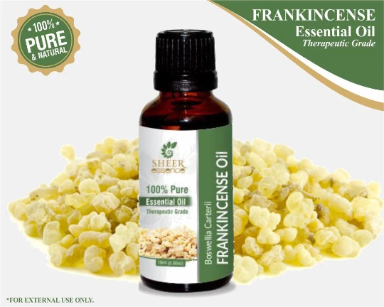 Huile essentielle d'encens Franc Encens (Boswellia Carterii) 100 % pure...