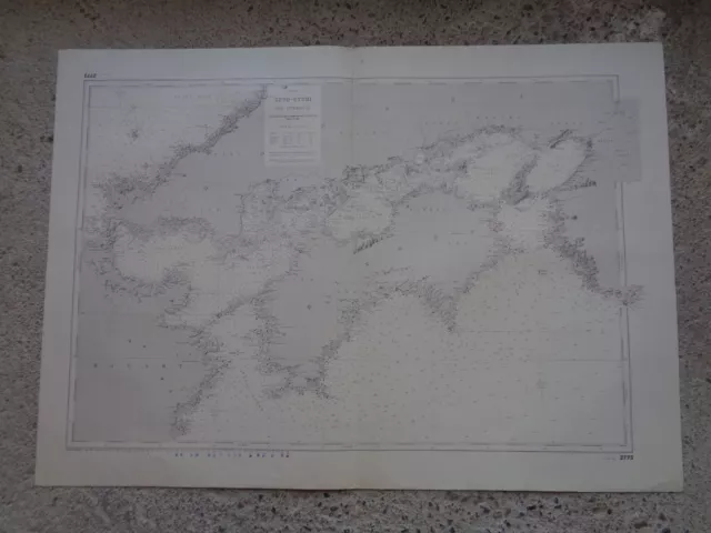 CARTE MARINE / Seto-Utshi ou Mer intérieure - Japon  1976