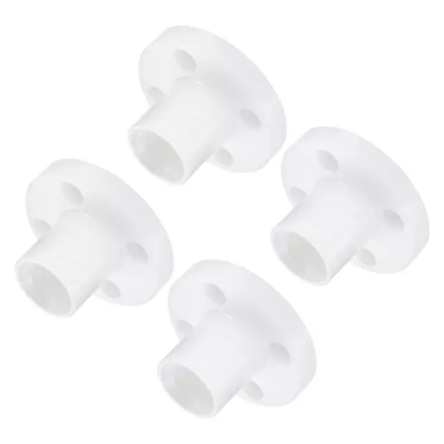 T8 POM Vis-mère Trapézoïdal Écrou 2mm Pas 8mm Pas pour 3D Imprimante Blanc 4Pcs