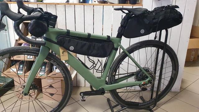 SET BORSE BIKEPACKING gravel cicloturismo touring bici EUR 194,90