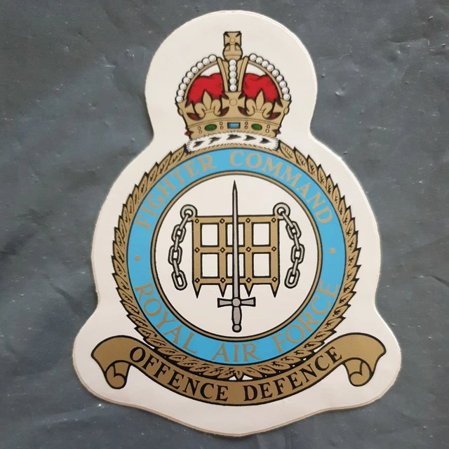 ROYAL AIR FORCE Fighter Command crest Sticker £5.45 - PicClick UK