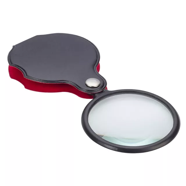 10X Mini Folding Magnifying Glass Optical Magnifier Pocket Reading Tool Loupe 3