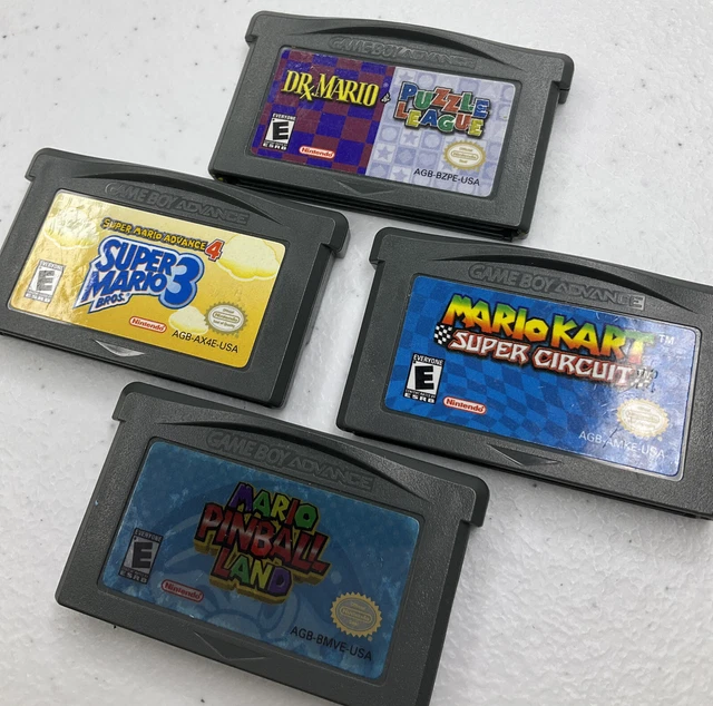 GAME BOY ADVANCE Mario Kart Super Circuit Pinball Land Super Mario DrX