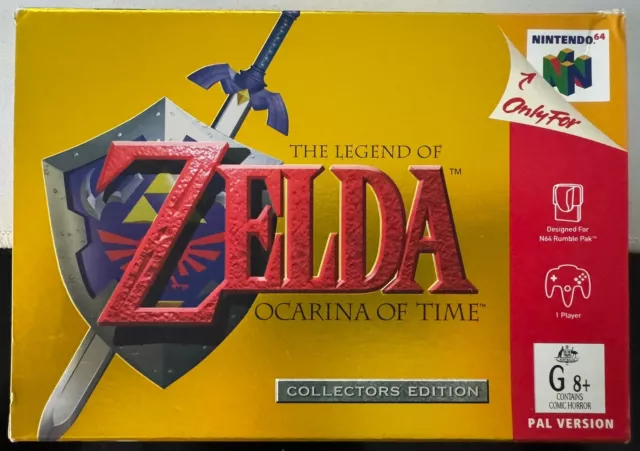 Vintage the Legend of Zelda Ocarina of Time Nintendo 64 Tested Excellent  Very Clean N64 Video Game 