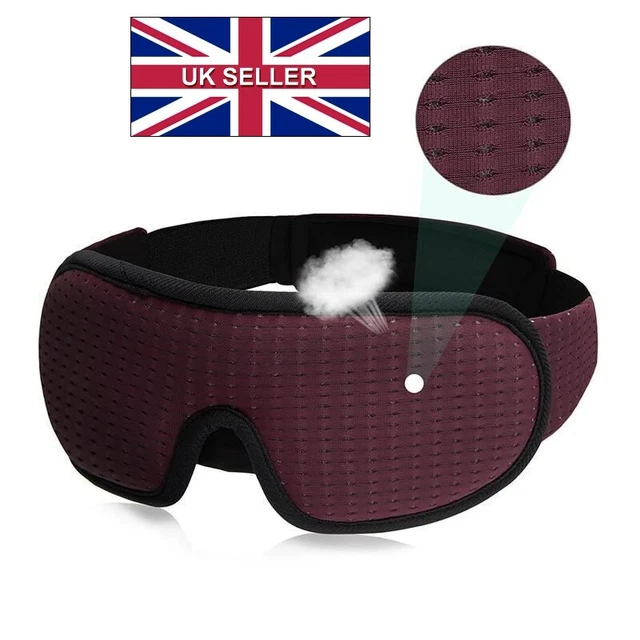 3D Couchage Masque Bloc Sortie Lumière Doux Rembourré Sommeil Masque Pour Yeux