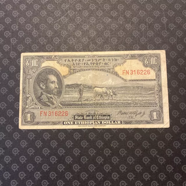 Ethiopia- 1 Dollar -1945