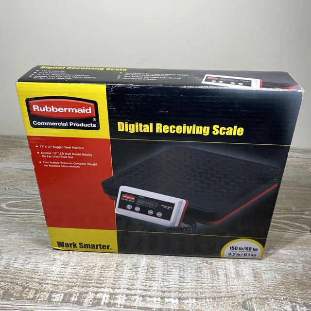 Rubbermaid Commercial  FG401088 Digital Food Service Receiving Scale 150 lbs