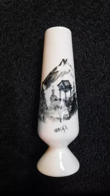VTG Bering Sea Originals Hand Painted in Alaska 6" Bud Vase