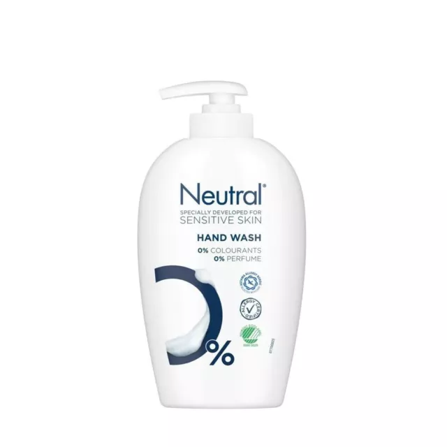 15,20€/L- 6x Neutral Hipoalergénico Bomba Jabón de Mano/Lavado de Manos-Sensible Skin-250ml