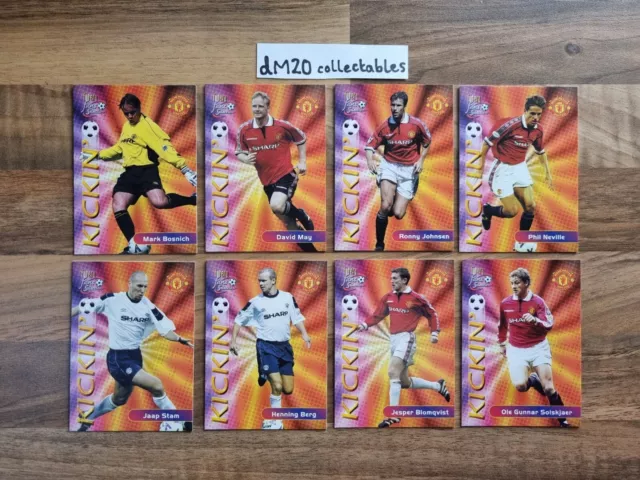 Futera Fans Selection 2000 Manchester United Football Trading Cards Kickin'