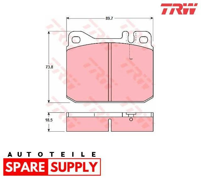 Bremsbelagsatz, Scheibenbremse Für Vw Trw Gdb1103