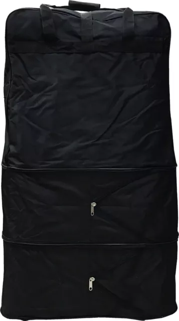 40" XXL Jumbo Expandable Rolling Duffel Bag Wheeled Spinner Suitcase Luggage 3