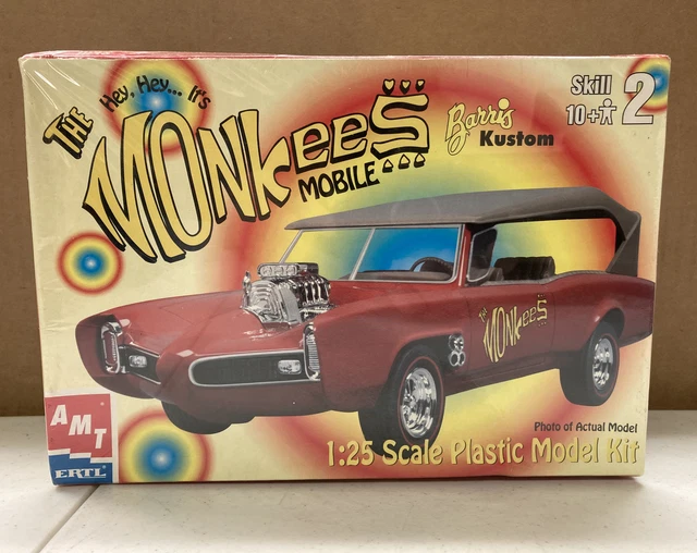 2001 ERTL Monkees Mobile Plastic Model Kit  #30259 1:25 Scale Complete