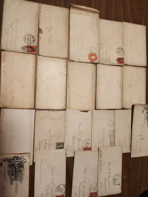Lot Of 20 1901-1910 Handwritten Letters Lot88