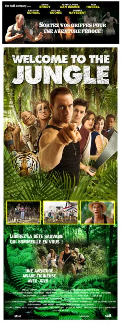 Affiche / Poster / Pantalon 60x160 cm "Welcome to the jungle" J. C. Van Damme