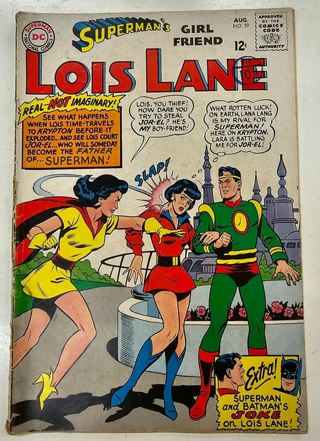 SILVER AGE DC Comics Superman's Girlfriend Lois Lane 59 bonne qualité ...