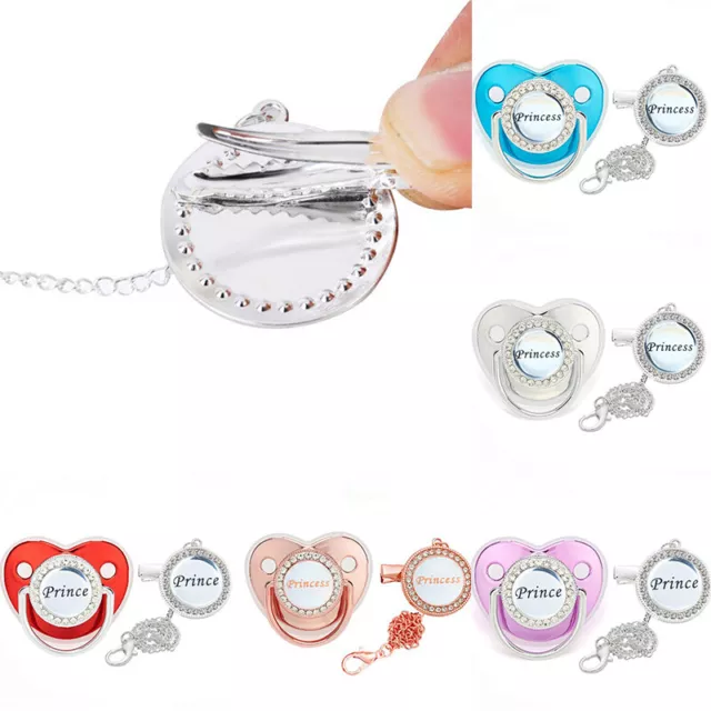 Bling Gift Pacifier   Infant Baby Nipple Dummy  Rhinestone Shower Silicone Baby