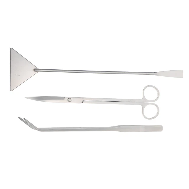 Stainless Aquarium Tweezer Multitool Aquatic Plants Aquascaping Tools Steel